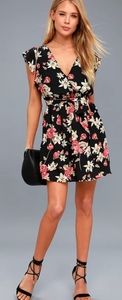 Jack by BB Dakota Black Floral Dress